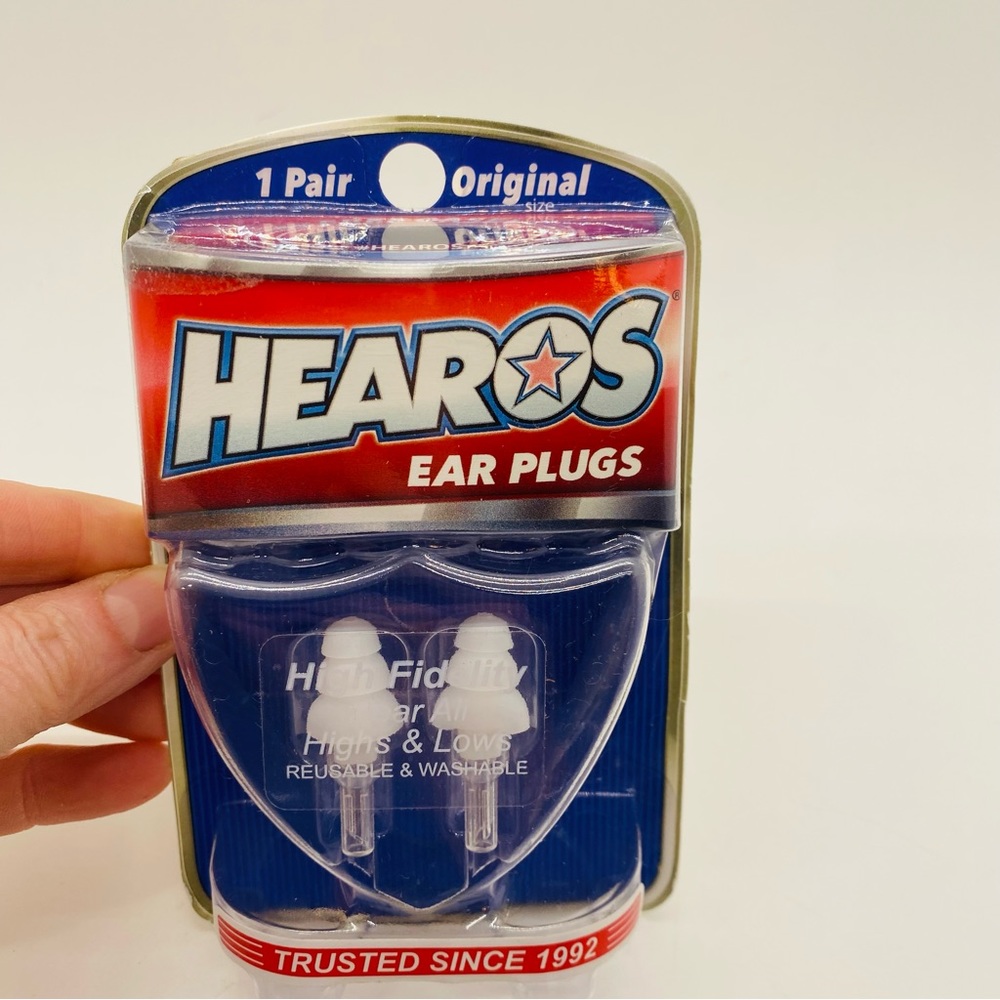 NWT HEAROS High Fidelity Ear Plugs Noise Canceling   Plus Case